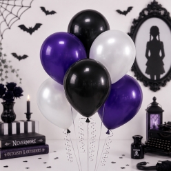 Purple, White, & Black 12